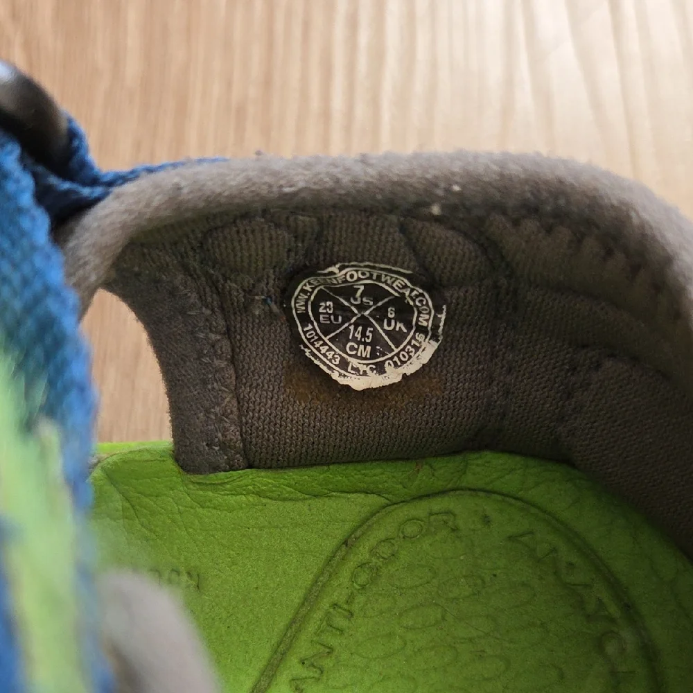 Keen Kids Blue and Lime Green Sport Sandals
